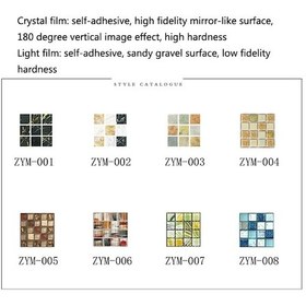 Resim Sones 20 Adet / Set Mutfak Ocağı Yağ Geçirmez Etiket Seramik Karo Dekorasyon Kendinden Yapışkanlı Duvar Etiketi, Özellikler: Optik Film Msk006 Diğer 