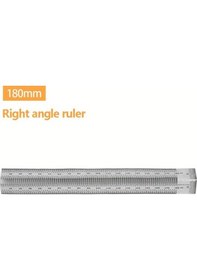 Resim Dashanshop 180mm Kalem Yok Yüksek Hassasiyetli Paslanmaz Çelik T Cetveli Ahşap İşleme Aleti 