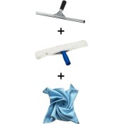 Resim Felix Express Camsil Silme Aparatı Çekçek Metal 45CM+ Mikrofiber Peluş ve Aparatı 45 cm ve Mikrofiber Bez 