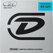 Resim Jim Dunlop DBMMS45125 Marcus Miller Super Bright Bas Gitar Teli (45-125) 