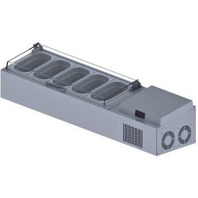 Resim Iceinox Set Üstü Saladbar Pleksi Kapak Gn 1/4-150: 5 Adet 