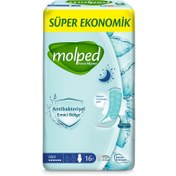 Resim Nessiworld Molped Ekstra Hijyen Gece Ped Süper Eko 16 Adet 