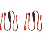 Resim Guiwuu 2x Vinç Ch3 Kontrol Hattı Paneli Uzaktan Kumanda Alıcı Kablosu 1/10 Rc Paletli Eksenel SCX10 (Yurt Dışından) 