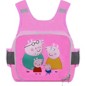 Resim Pembe Çizgi Film Desenli Çocuk Düşme Önleyici Koruma Kemeri 