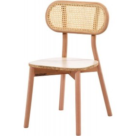 Resim Masifart Junior Hasırlı Paris Sandalye Cilasız Ham Ham 