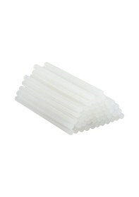 Resim 20 Adet Kalın Şeffaf Mum Silikon Mum Tutkal Sıcak Silikon 11 Mm Çapında 30 Cm 