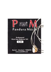 Resim Profesyonel Paslanmaz 0.20 Uzun Sap Bağlama Teli 