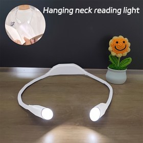 Resim 1 Adet HOTU LED Boyun Okuma Lambası - Üç Renk Ayarlı (Beyaz/Mavi/Kırmızı Işık Modları), 360° Ayarlanabilir Gövde, Eller Serbest Yatak Yanı Lambası, Taşınabilir Kitap Lambası - Gece Okumak İçin Hafif Tasarım, Tablet/Akıllı Telefon/E-kitap Uyumlu - Pil ile Çalışır (Piller Dahil Değildir), Ofis ve Çalışma Alanı Aydınlatması, Şık Tasarım, Pürüzsüz Döndürme, Çok Renkli Işıklama, Kitap Severler İçin 
