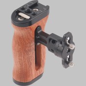 Resim JLWIN Hızlı Çıkarma Ahşap Yan Saplı Tutamaç DSLR & Aynasız Kamera Kafesleri için - Ergonomik Gül Ağacı Alüminyum Alaşımlı, Allen Anahtarı Dahil 