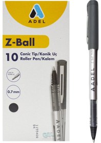 Resim Adel Z-ball Roller Kalem 0.7 Mm Siyah 10 Adet 