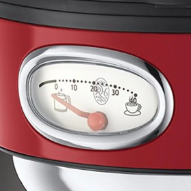 Resim Russell Hobbs 21700-56 Retro Ribbon Filtre Kahve Makinesi Kırmızı, 10 Fincana Kadar, 1.25 L Cam Süra 