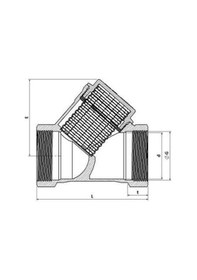 Resim 1 1/4 Filtre Pislik Tutucu Pirinç (135338721) 