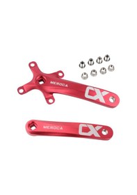 Resim Dağ Bisikleti Sağ Sol Kare Krank Kolları İle Cıvatalar 170mm 104 Bcd Alüminyum Alaşım Mtb Bisiklet Krank Seti 8/9/10/11 Vites İçin Çok Renkli 