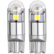 Resim T10 Led Ampul 3 Çipli Beyaz 12 Volt 