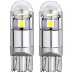 Resim T10 Led Ampul 3 Çipli Beyaz 12 Volt 