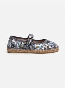 Resim Su Espadril Paris Kara Kedi Kadın Düz Espadril 