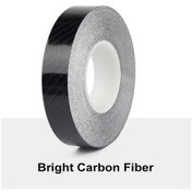 Resim Parlak Karbon Fiber-1.5 Cm Genişlik-araba Pencere Trim Vinil Film Kapı Bel Kendi Başına Yap Çıkartma Dekorasyon Siyah Ç 