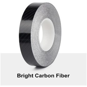 Resim Parlak Karbon Fiber-1.5 Cm Genişlik-araba Pencere Trim Vinil Film Kapı Bel Kendi Başına Yap Çıkartma Dekorasyon Siyah Ç 