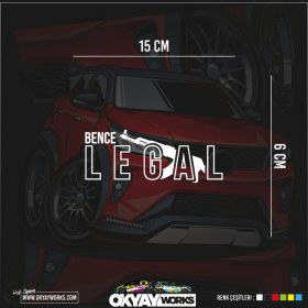 Resim Bence Legal Sticker - Beyaz 