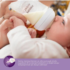 Resim Philips Avent Doğal Tepkili 2'li Biberon Emziği 5 Numara 4 Adet 