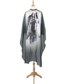 Resim Samdoo Saç Kesim Tulumu Poliester Pongee Yeşil Degrade Desenli Kuaför Araçları 158x142cm 