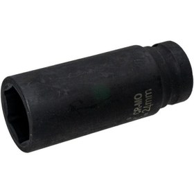 Resim Titi 6219 1/2'' Altı Köşe Havalı Uzun Derin Lokma Anahtar 24 mm 