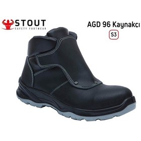 Resim Stout İş Botu Kompozit Burunlu Kaynakçı Agd 96 S3 - 42 Siyah 