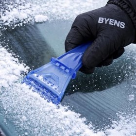 Resim Araba Buz Kazıyıcı Araç Cam Kar Temizleyici Oto Ön Camı Kırıcı Kazıma Aparatı Temizleme Kış Kırağı 