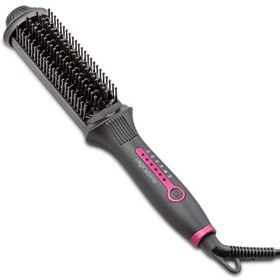 Resim Fakir Illusion Effect Antrasit Elektrikli Saç Düzleştirici Fırça 