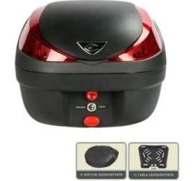 Resim Coocase - 28 Litre Motosiklet Arka Çanta 