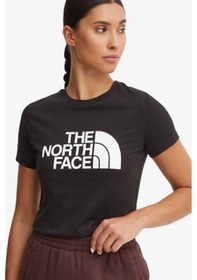 Resim The North Face W Ss Easy Tee Kadın T-shirt Nf0a8a6djk31 Siyah 