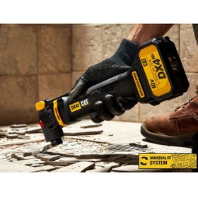 Resim Cat DX41B 18Volt Kömürsüz Profesyonel Çok Amaçlı Devir Ayarlı Raspalama+14 Adet Aksesuar (Akü Dahil 