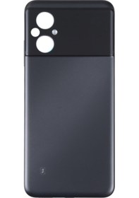 Resim Xiaomi Poco Pocophone M5 Uyumlu Full Kasa Arka Pil Kapağı Siyah Çok Renkli 