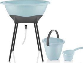 Resim Babyjem Elegant Küvet Seti Turkuaz Teşhir 