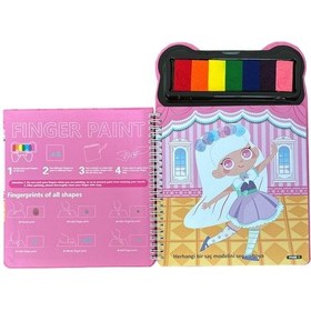 Resim Lino Parmak Boyama Aktivite Kitabı - Dress Up 