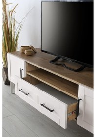 Resim Çakıl Mdf Modern Çekmeceli Tv Sehpası 160cm 001 