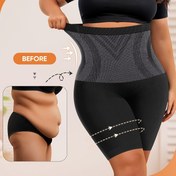 Resim 1 Paket MIOTAN Kadınlar İçin Plus Beden Yüksek Bel Dikişsiz Karın Kontrollü Kalça Kaldırıcı Külot - 11XL-5XL, Nefes Alabilen Mesh Paneller, Karın Kontrolü & Vücut Şekillendirme, Plus Beden Şekillendirici Şort İç Çamaşırı, Karın Kontrollü Şekillendirici İç Giyim, Dört Yönlü Esnek Kumaş, Rahat Oturuş, Dayanıklı Elastik Malzeme 