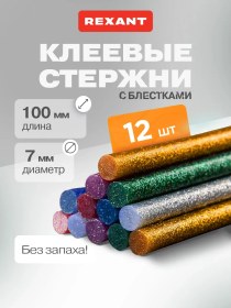 Resim Rexant 7 Mm Renkli Tutkal Çubukları 12 Adet Tabanca İç 10729707 