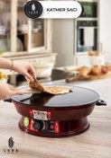Resim Skygo 2000W Elektrikli Termostatlı Lüks Saç – 50 cm Ekmek, Gözleme, Börek ve Katmer Pişirme Sacı 