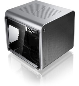 Resim RAİJİN Tek Metıs Evo Silver Tempered Glass Mini Itx Performans Kasası 