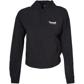 Resim hummel Samba Zip Hoodie 922498-2001 Siyah Kadın Fermuarlı Hoodie 