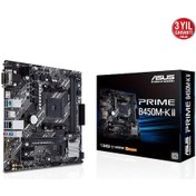 Resim Asus Prıme B450m-k Iı 4400 Ddr4 Dvı Vga M2 Am4 