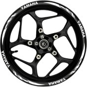 Resim Yamaha Beyaz Yazılı Beyaz Pençe Şeritli 