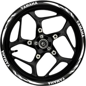 Resim Yamaha Beyaz Yazılı Beyaz Pençe Şeritli 