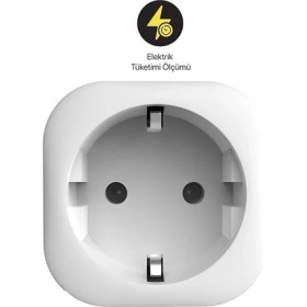 Resim Royal Rain Store Smart Akım Korumalı Mobil Uygulama ile Uzaktan Kontrol Edilebilen Enerji Ölçümlü Zaman Ayarlı Akıllı Wi-Fi/bluetooth Priz 1 Adet (16 A) X7010 