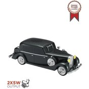 Resim Torima D55 Siyah Retro Araba Tasarımlı Bluetooth Hoparlör 2x5w Fm + Usb + Tf Kart 