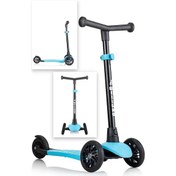 Resim Wellgro Turbo 3 Tekerli Yükseklik Ayarlı Scooter, Mavi Mavi 