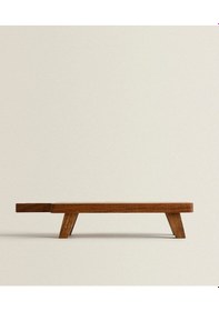 Resim Ayaklı Kesme Tahtası / Sunumluk Ahşap 