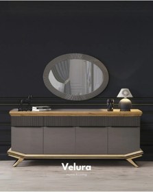 Resim Grand Konsol Koyu Gri 