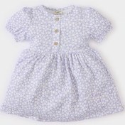 Resim DeFacto Kız Bebek Çiçekli Kısa Kollu Yazlık Elbise C4491A525SMPR305 